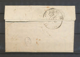 1833 Lettre Marque 48/Blosville, rouge + C 12 Carentan, RR Indice 22 TB X5070