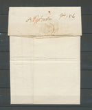 1816 Lettre DEB DE TOULON + 29/JER/1816 Arrivée Bastia Superbe X5088