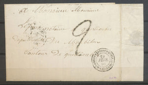 1850 CORPS EXPEDITre D'Italie/QER GENERAL, càd + 2 tampons, Superbe X5111