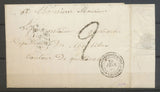 1850 CORPS EXPEDITre D'Italie/QER GENERAL, càd + 2 tampons, Superbe X5111