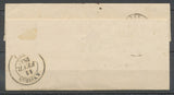 1853 Lettre 78/Le Broc + C 14/Vence, bureau rare, Superbe X5133