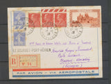 1929 Env. PARIS-MADRID 1er transport total du courrier par avion, Rare, TB X5174
