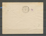 1931 Env. NOUMEA-KONE, petite griffe AVION obl 3 timbres, Superbe X5179