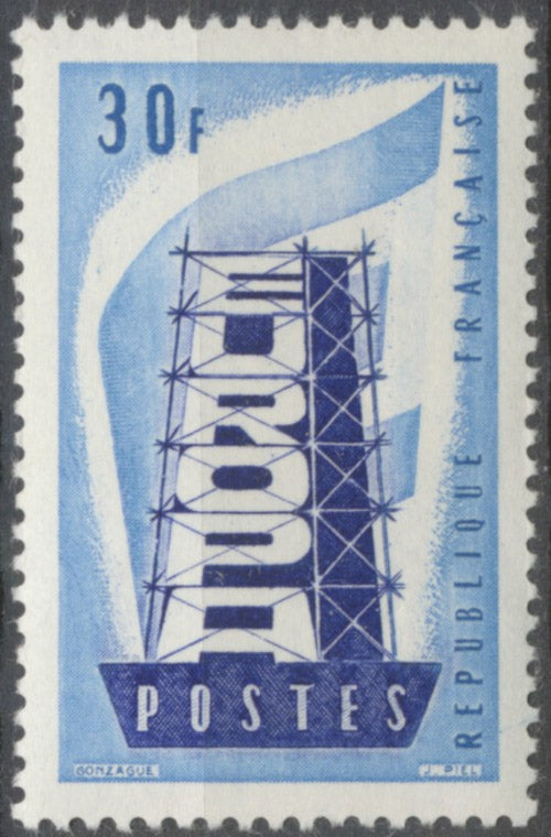 Europa. 30f. Bleu foncé et bleu. Neuf luxe ** Y1077