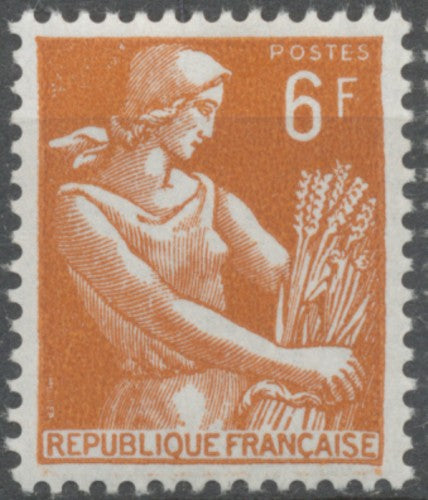 Type Moissonneuse. 6f. Brun-jaune. Neuf luxe ** Y1115