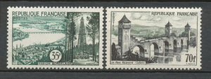 Série touristique. Types de 1955. 2 valeurs. Neuf luxe ** Y1119S