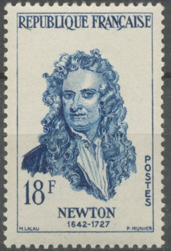 Célébrités étrangères. Newton 18f. Bleu. Neuf luxe ** Y1136