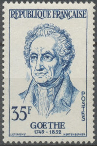 Célébrités étrangères. Johann Wolfgang Von Goethe 35f. Bleu. Neuf luxe ** Y1138