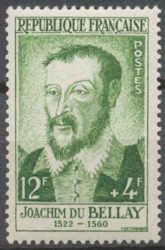 Célébrités. Joachim du Bellay  12f. + 4f. Vert. Neuf luxe ** Y1166