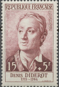 Célébrités. Denis Diderot  15f. + 5f. Lilas-brun. Neuf luxe ** Y1168
