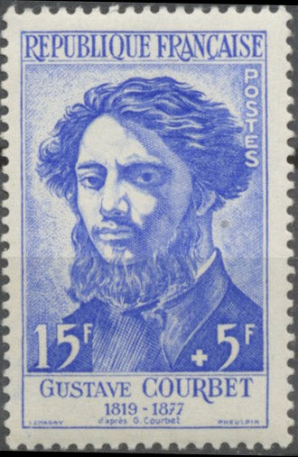 Célébrités. Gustave Courbet  15f. + 5f. Outremer. Neuf luxe ** Y1169