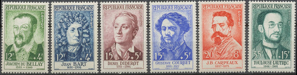 Série Célébrités. 6 valeurs. Neuf luxe ** Y1171S
