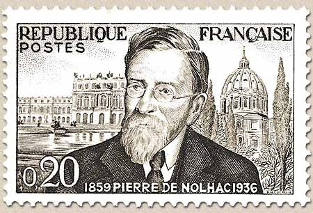 Centenaire de la naissance de l'historien Pierre Girauld de Nolhac. 20c. Noir et gris Y1242