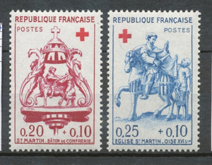 Série Au profit de la Croix-Rouge.  2 valeurs Y1279S