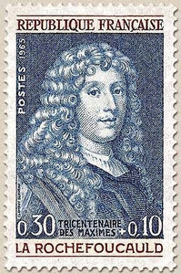 Célébrités. François VI. 30c. + 10c. Bleu foncé et brun-orange Y1442