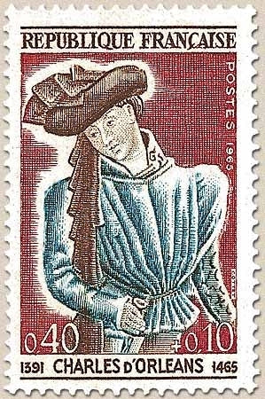 Célébrités. Charles d'Orléans (1391-1465), poète, 5° centenaire de sa mort 40c. + 10c. Y1445