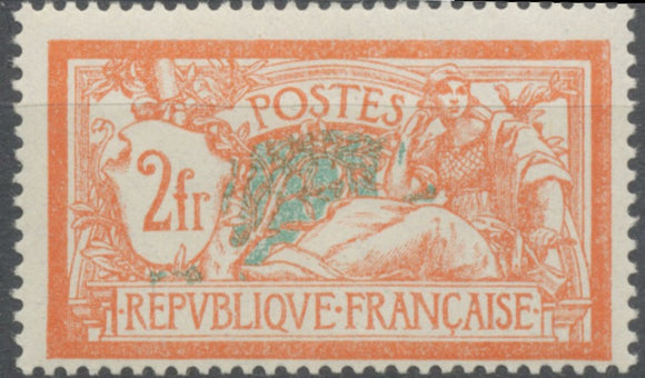 Type Merson. 2f. Orange et vert-bleu Neuf luxe ** Y145