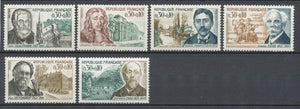 Série Célébrités. 6 valeurs Y1475S