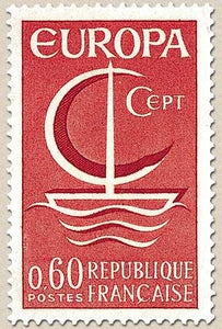 Europa. 60c. Rouge et rouge foncé Y1491