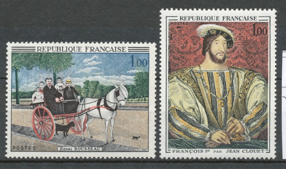 Série Oeuvres d'art. 2 valeurs Y1518S