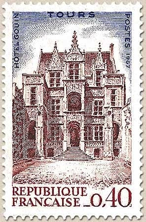 40e Congrès de la Fédération des Sociétés philatéliques françaises, à Tours. Hôtel Goüin à Tours Y1525