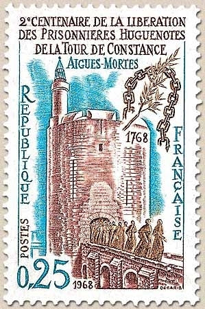 Bicentenaire de la libération des prisonnières huguenotes de la tour de Constance à Aigues-Mortes. Y1566