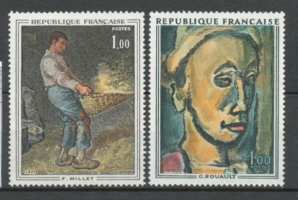 Série Oeuvres d'art. 2 valeurs Y1673S
