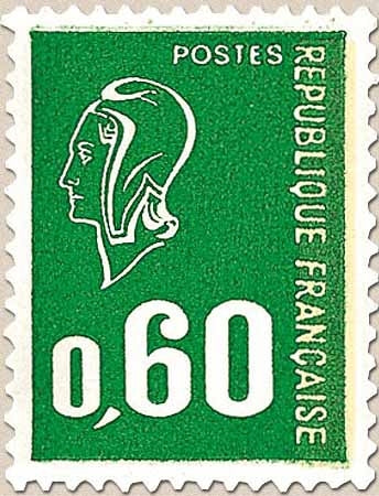 Type Marianne de Béquet. 60c. Vert Y1814