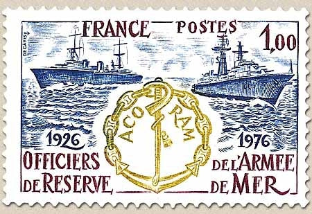 Cinquantenaire de l'Association Centrale des Officiers de Réserve de l'Armée de Mer 1f. Y1874