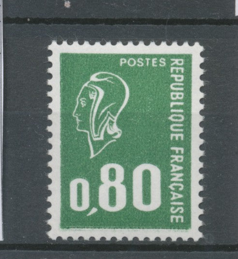 Marianne de Béquet N°1891b 80c vert sans bande phosphorescente Y1891b