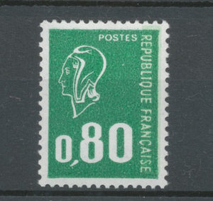 Marianne de Béquet N°1891c 80c vert gomme tropicale Y1891c