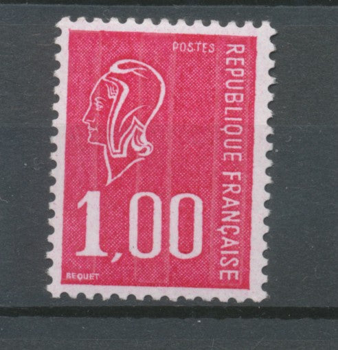 Marianne de Béquet N°1892c 1f rouge gomme tropicale Y1892c