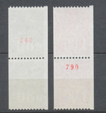 Marianne de Béquet Paires verticales N°1894 + 1894a et N°1895 + 1895a Y1895aAS