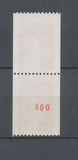 Type Sabine Paire verticale N°1981B + N°1981Ba N° rouge au verso Y1981BaA