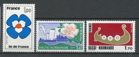 Série Régions. 3 valeurs Y1993S