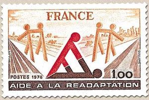 Aide à la réadaptation. 1f. Ocre, brun et rouge Y2023