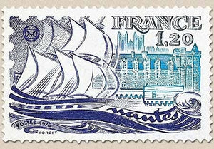 52e Congrès national de la Fédération des Sociétés Philatéliques Françaises, à Nantes. 1f.20 Y2048