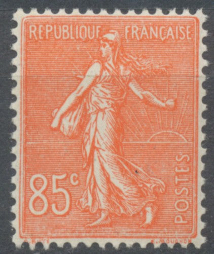 Type Semeuse lignée. 85c. Rouge Neuf luxe ** Y204