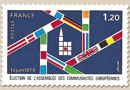 Élection de l'Assemblée des Communautés Européennes. 1f.20 multicolore Y2050