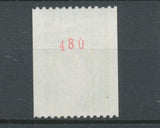 Type Sabine N°2062a 1f.10 vert N° rouge au verso Y2062a