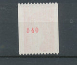 Type Sabine N°2063a 1f.30 rouge N° rouge au verso Y2063a