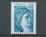 Type Sabine N°2123b 5f bleu Gomme tropicale Y2123b