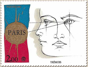 Philexfrance'82. Exposition philatélique internationale. Dessins symboliques de Trémois. 2f. Paris Y2142