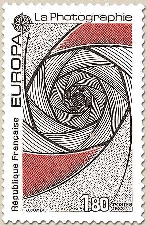 Europa. Les grandes oeuvres du génie humain. La photographie. 1f.80 brun foncé et brun-rouge Y2270
