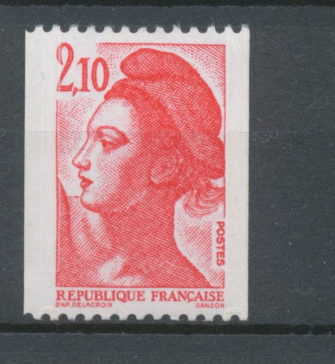 Type Liberté N°2322b  2f.10 rouge Gomme brillante Y2322b