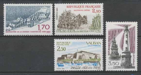Série touristique. 4 valeurs Y2326S