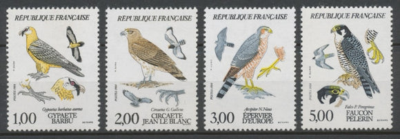 Série Faune et flore de France. Rapaces diurnes. 4 valeurs Y2340S