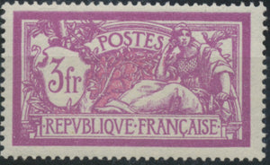 Type Merson. 3f. Lilas et carmin Neuf luxe ** Y240