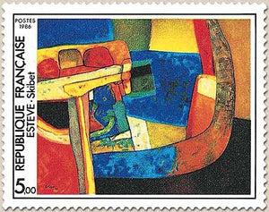 Série artistique. Skibet, de Maurice Estève. 5f. Multicolore Y2413
