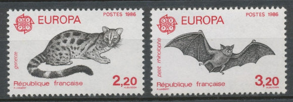 Série Europa. Protection de la nature et de l'environnement. Mammifères. 2 valeurs Y2417S
